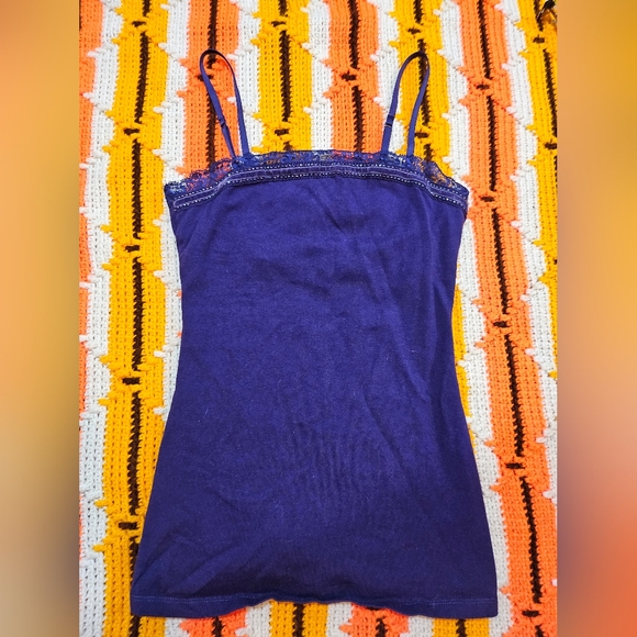 Express Tops - Vintage Y2K Express Lace Cami Sz XS